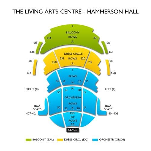 지도의 생활 예술 센터 Hammerson hall