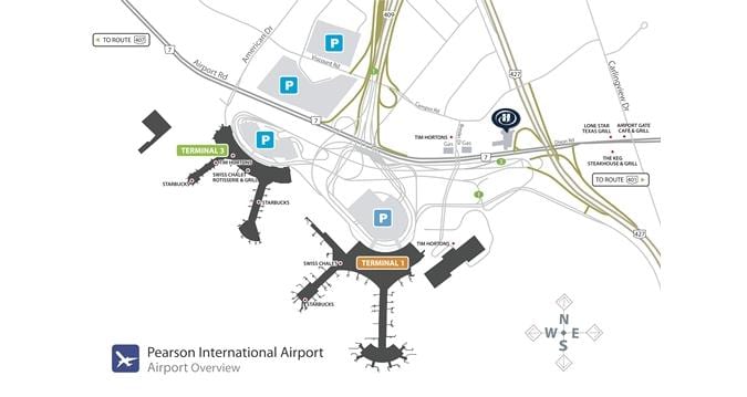 지도 Toronto airport pearson 개요