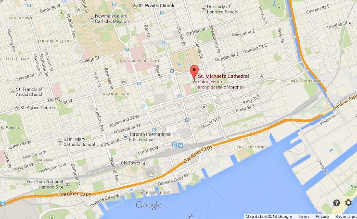 지도의 세인트 마이클의 객실을 제공 Toronto 개요