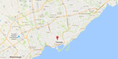 지도 발견의 지역 토론토