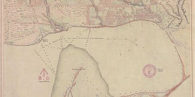 지도 땅의 뉴욕의 토론토 1787-1884