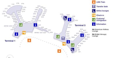 지도 토론토 공항 게이트