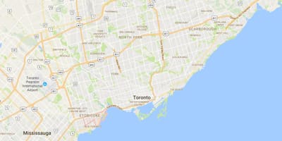 지도 Mimico 텔 토론토