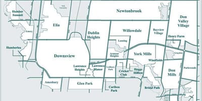 지도 North York