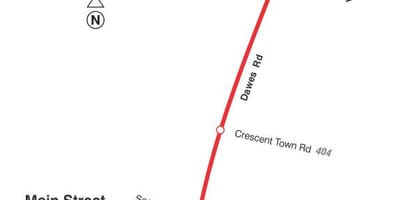 지도 TTC23 도스 버스로 토론토