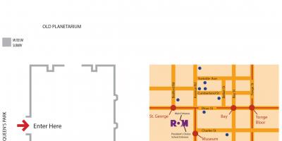 지도 로얄 온타리오 박물관 주차장