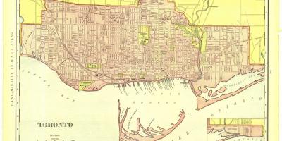 지도의 역사적인 토론토