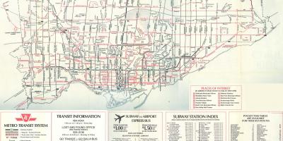 토론토 지도 1976